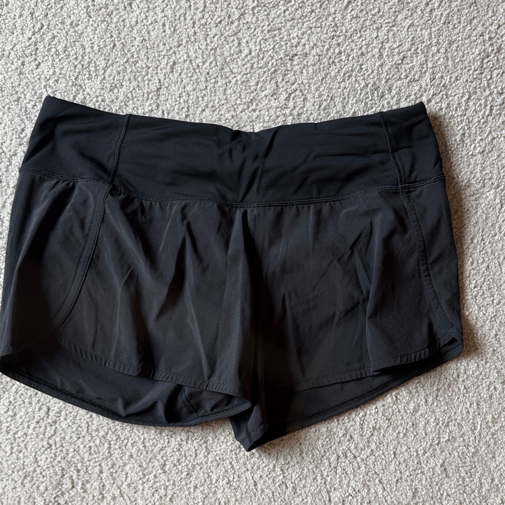 lululemon athletica Black Athletic Shorts
